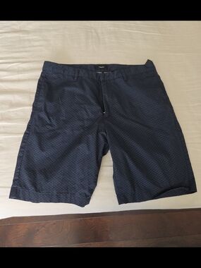 Theory Zaine Navy Neptune Shorts